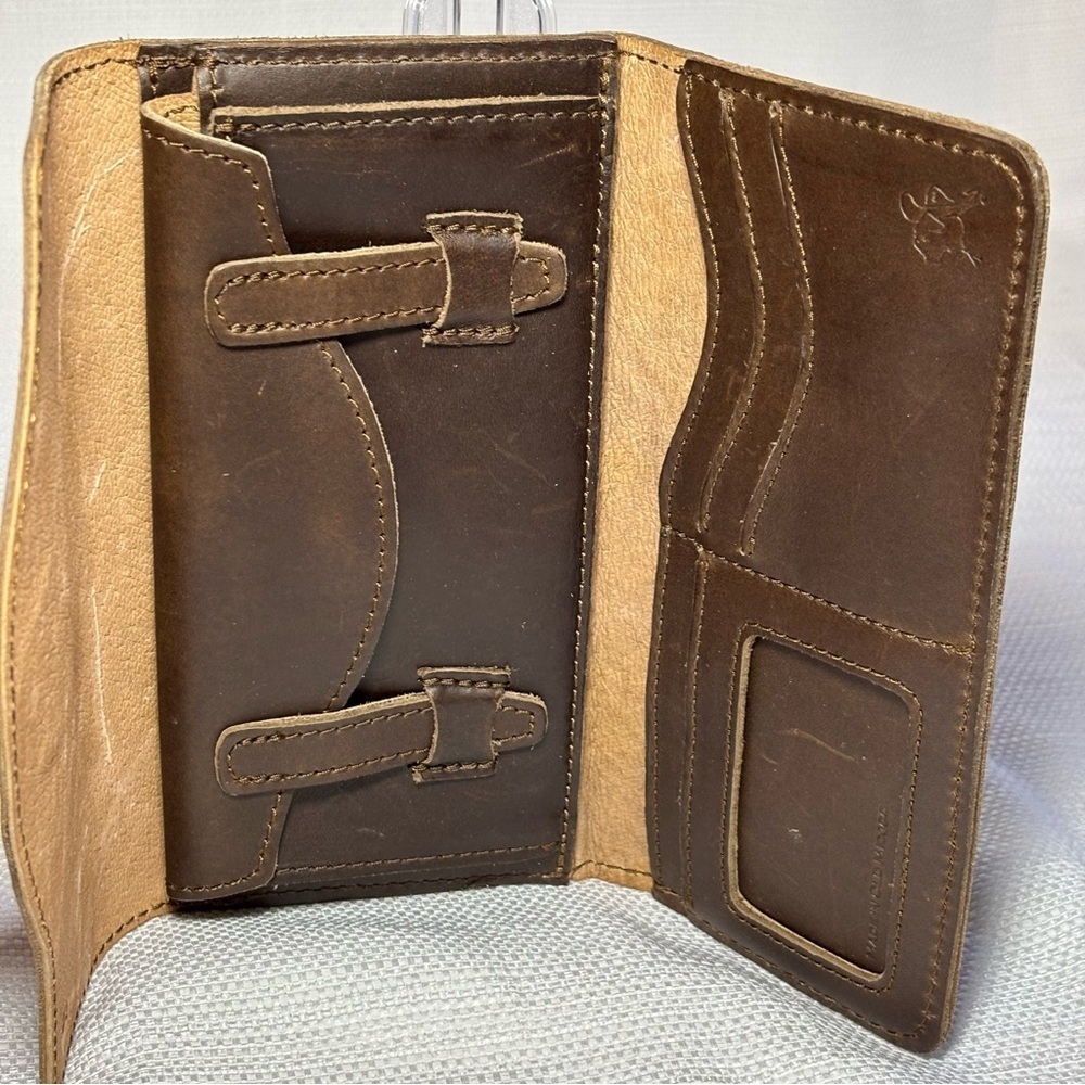 Saddleback On The Go Leather Wallet Dark Brown UNISEX - Picture 7 of 10